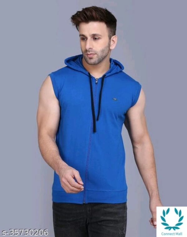 Men's Casual Hooded Tshirt - M